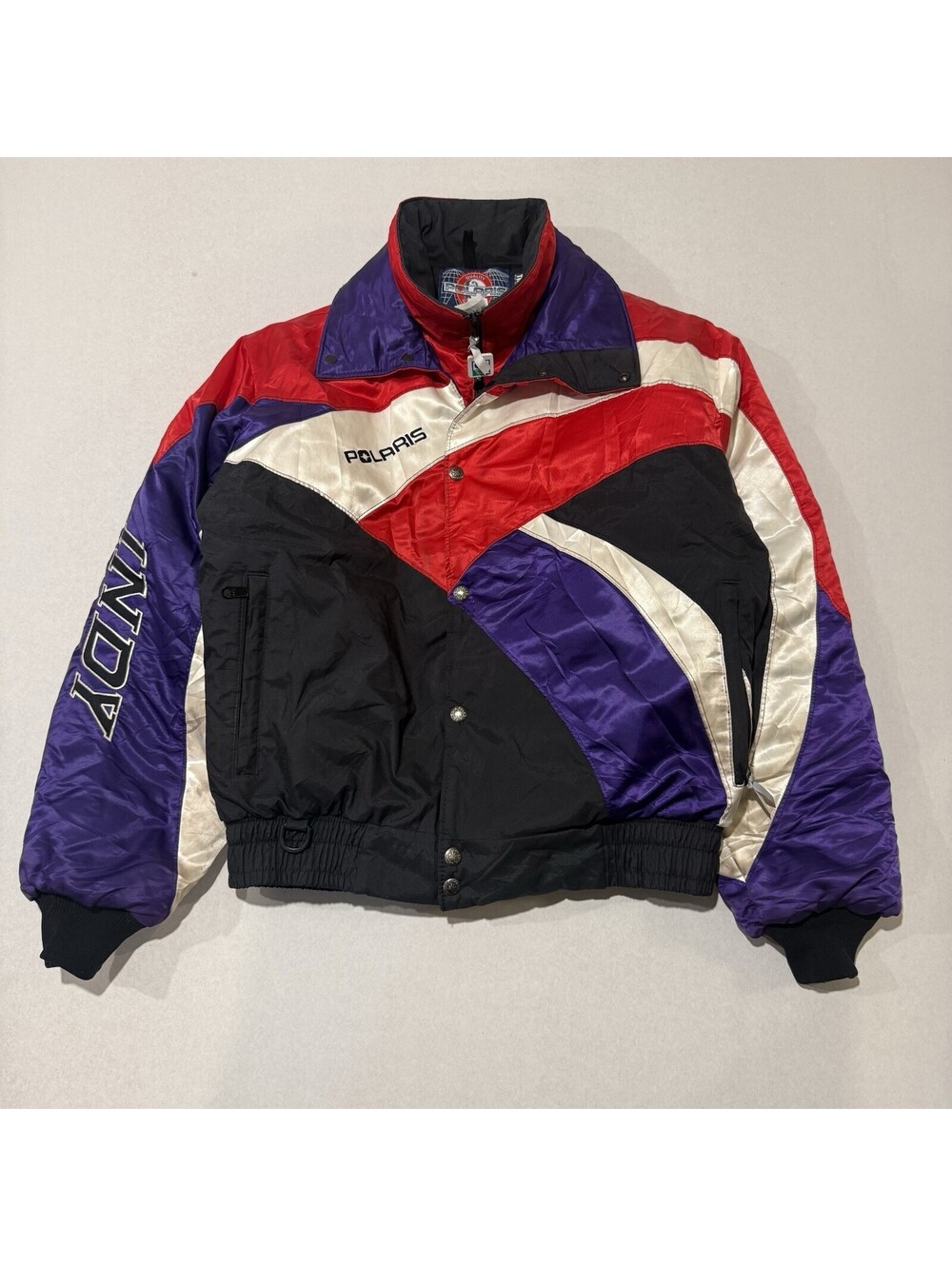 Vintage Polaris Quality Garments Indy Snowmobile Jacket Size Medium USA Men’s